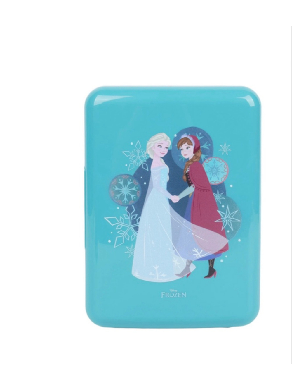 NEW Disney Frozen 6-Can Mini Fridge Blue White One Size
